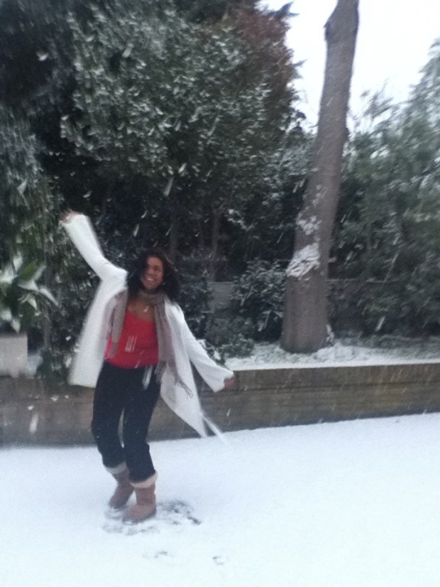 Dancing in the snow
