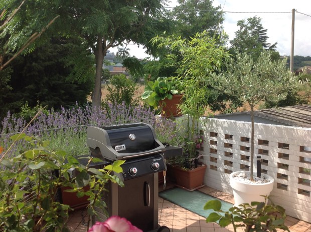BBQing on my terrace